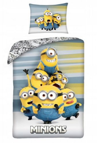 Minionki ágynemű 140x200 egy baba pamuthoz