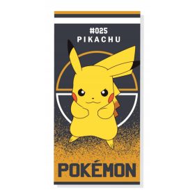   Gyermek strandtörölköző - POKEMON gyorsan száradó fürdőlepedő 70X140