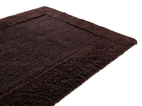 Fürdőszoba szőnyeg - VASTAG PAMUT SZŐNYEG MOCA DESIGN 50x75 BARNA