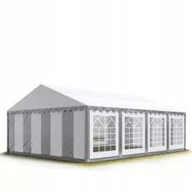  4x8 m-es partisátor, PVC 700, szürke és fehér