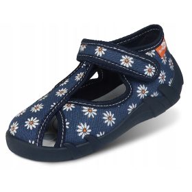   Gyermek papucs - Renbut lengyel balerina papucs bőr betét 25