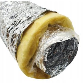   Légcsatorna - TERMOFLEX szigetelt cső 102mm/10m 140*C spiro