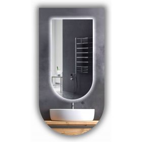    Modern Mirror Modena 60x200 cm LED háttérvilágítás a nappaliba függőleges