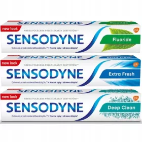   Fogkrém gyerekeknek - Sensodyne mix type type tyer keverék paszta 3x75 ml típusok