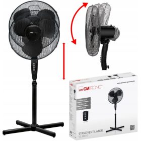  Clatronic VL 3603 S padlóventilátor, fekete