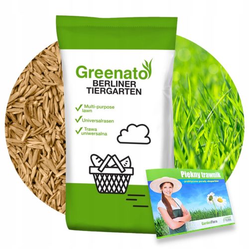  Díszfű, Greenato fűkeverék 250 m² 5 kg + Gyönyörű pázsit - gyakorlati tanácsok szakértőktől Kollektív munka