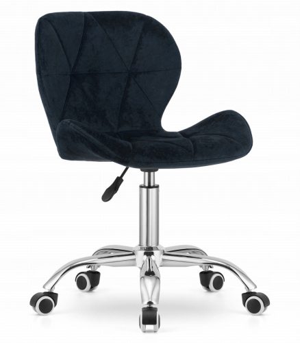 Gyermek íróasztal - Rivello Velvet Rotary szék - fekete