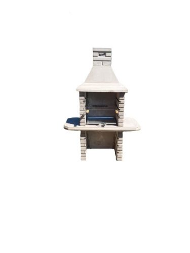  Vasbeton kerti grill 120x65x180 cm