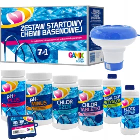   Medence kémia - 8in1 indító készlet úszómedence boja gax