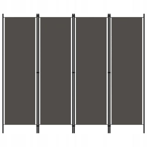 Lakás paraván - 4-bar, antracit, 200 x 180 cm hangszóró