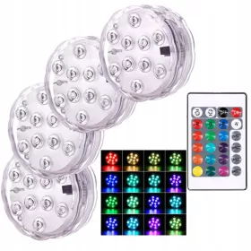   Medence világítás - MEDENCE VILÁGÍTÁS JACUZZI SPA VÍZALATI LED TÁVIRÁNYÍTÓ