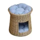  WICKER BOOTH fonott ház LEGOWISKO párna