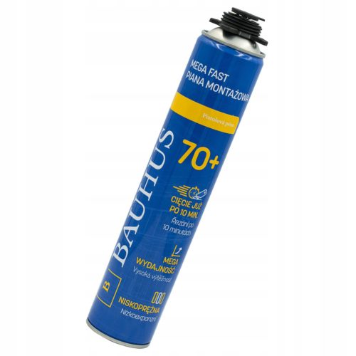 Bauhus Mega Fast 70+ szerelőhab 875 ml