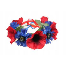   Gyermek fejpánt - Népi koszorú a népi népi kukoricavirág virágokból