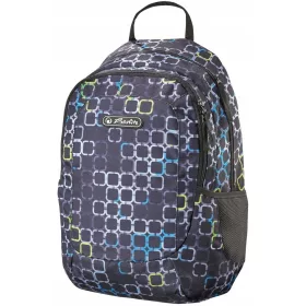   Hátizsák az iskolába - HERLITZ YOUNG HÁTIZSÁK, NAVY BLUE SQUARES, 23L