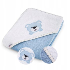   Baba törölköző kapucnival - BOCIOLAND FÜRDŐRUHA, PUHA MEDVE, 100x100CM