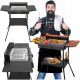  Barbecue, összecsukható elektromos grill Zilan Stand Barbecue Grill fekete 2400 W