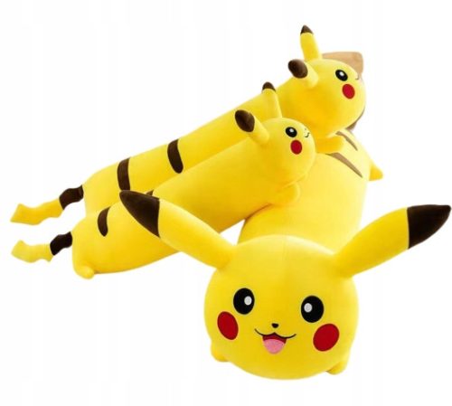 Tündérmese plüssállat - Hosszú párna Pikachu kabala 60 cm