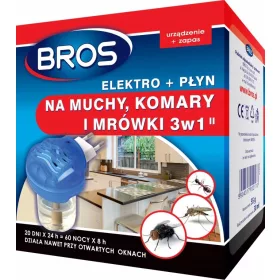    Folyadék szúnyogok, hangyák, legyek ellen Bros 0,25 kg 30 ml + NAPTÁR 2024-RE - KIS NAPTÁR 2024 - KIS SZABÁLY FÜL