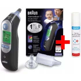   Hőmérő gyerekeknek - Braun IRT6520 fülhőmérő + 21 Kap.