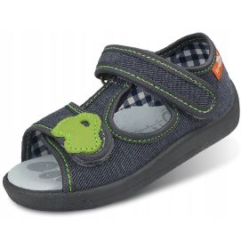   Gyermek papucs - Renbut lengyel papucs szandál bőr betét 22