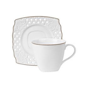 Kávéscsészék Veroni lazar porcelán csésze 220 ml 6 db.