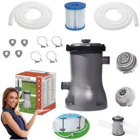   Medence szűrő - MEDENCE SZIVATTYÚ BESTWAY SZŰRÉS 58386 3028l/H