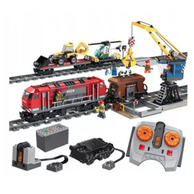  BLOCKI CITY tehervonat RC CRANE JÁRMŰVÁNYOK