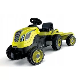   Pedálos traktor - XL traktor gyermekek számára, egy smoby pótkocsival