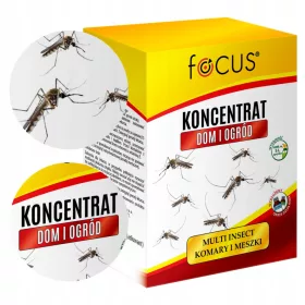    Focus csótányok, szúnyogok, hangyák, darazsak, pókok, ezüsthal ellen Focus 0,1 ml