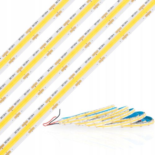 LED Neon COB 12V Hermetikus IP65 semleges 5M szalag
