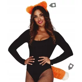 Róka fül és farok fejpántos cosplay jelmez