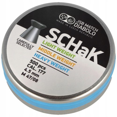 Patronok légpuskához - JSB Schak nehéz súlyú kék 4,5 mm, 0,535 g
