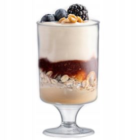   Eldobható étkészlet - Csészék desszertekhez 36x160 ml műanyag indítók