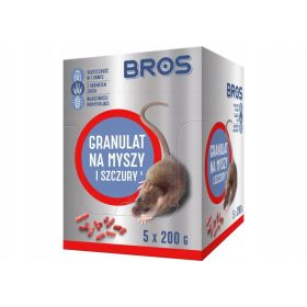   Egerek és patkányok elleni védelem - Egér és patkányok Bros 1 kg -os méreg