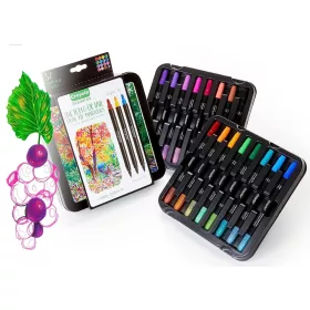   Jelölők gyerekeknek - Crayola művészi markerek dupla oldalú 32 színű