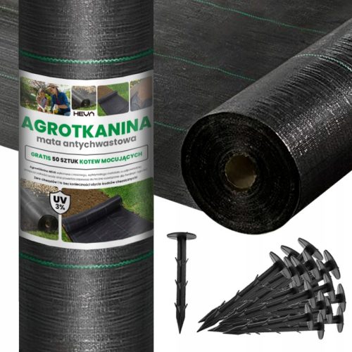 Agrotextília - ERŐS AGR-TEXTIL fekete 110 x 5000 cm 90 g/m²