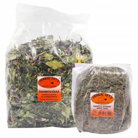   Takarmány kis rágcsálóknak - Herba peets poops + sonka 300 g