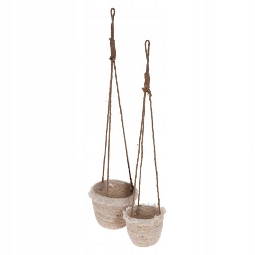  Virágcserép otthoni dekoráció 22 cm x 22 x 18 cm átmérő 22 cm barna és bézs természetes árnyalatai