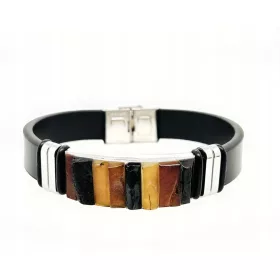  FÉRFI BOROSTYA BŐR ELEGÁNS ACÉL KARKÖTŐ