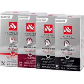 Nespresso kávé illy lungo forte set 40 db