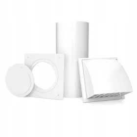 Légcsatorna - Átvezető a klímacső kivezetéséhez 15 cm