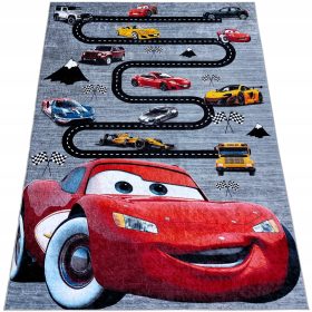   Gyermek szőnyeg - Szőnyeg 80x120 autók autók Anti -Slip Street Road
