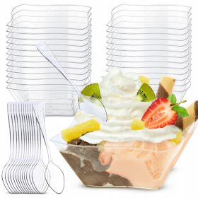   Eldobható étkészlet - EGYSZERREHASZNÁLHATÓ CSÉSZE WAVE SNACK DESSZERTEKHEZ