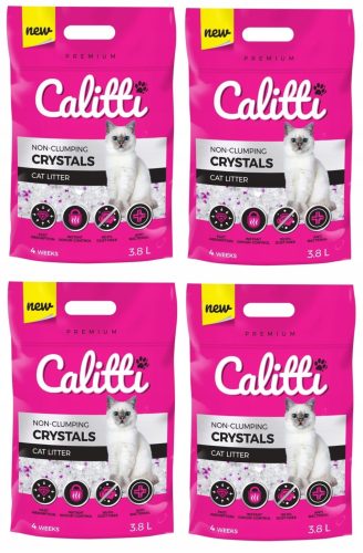 Alom nyulaknak és kis rágcsálóknak - Calitti kristályok szilikon kavics 4 db x 3,8l