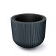  Prosperplast virágcserép 24 cm x 24 x 20 cm átmérő 24 cm műanyag fekete, grafit