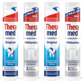   Fogkrém gyerekeknek - Therames fogkrém 3in1 Fluor Mix 400ml