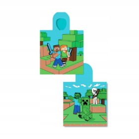   Baba törölköző kapucnival - Minecraft fürdő törülköző poncho 100x50