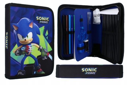 Tolltartó az iskolába - Iskolai ceruza tok felszereléssel 2 Komor Sonic Prime