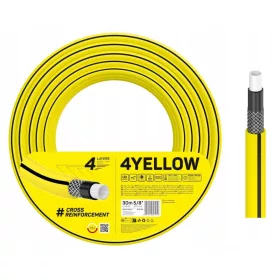  SÁRGA Kerti tömlő 5/8'' 30m 4 rétegű Cellfast